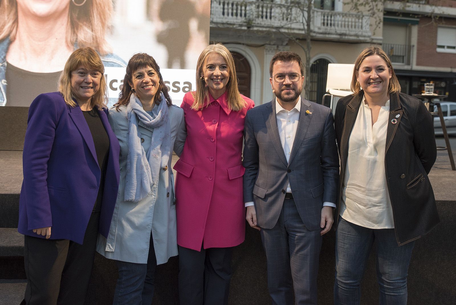 Acte de presentació de Mireia Ingla com a candidata d'ERC a la plaça de Barcelona. FOTO: Bernat Millet.