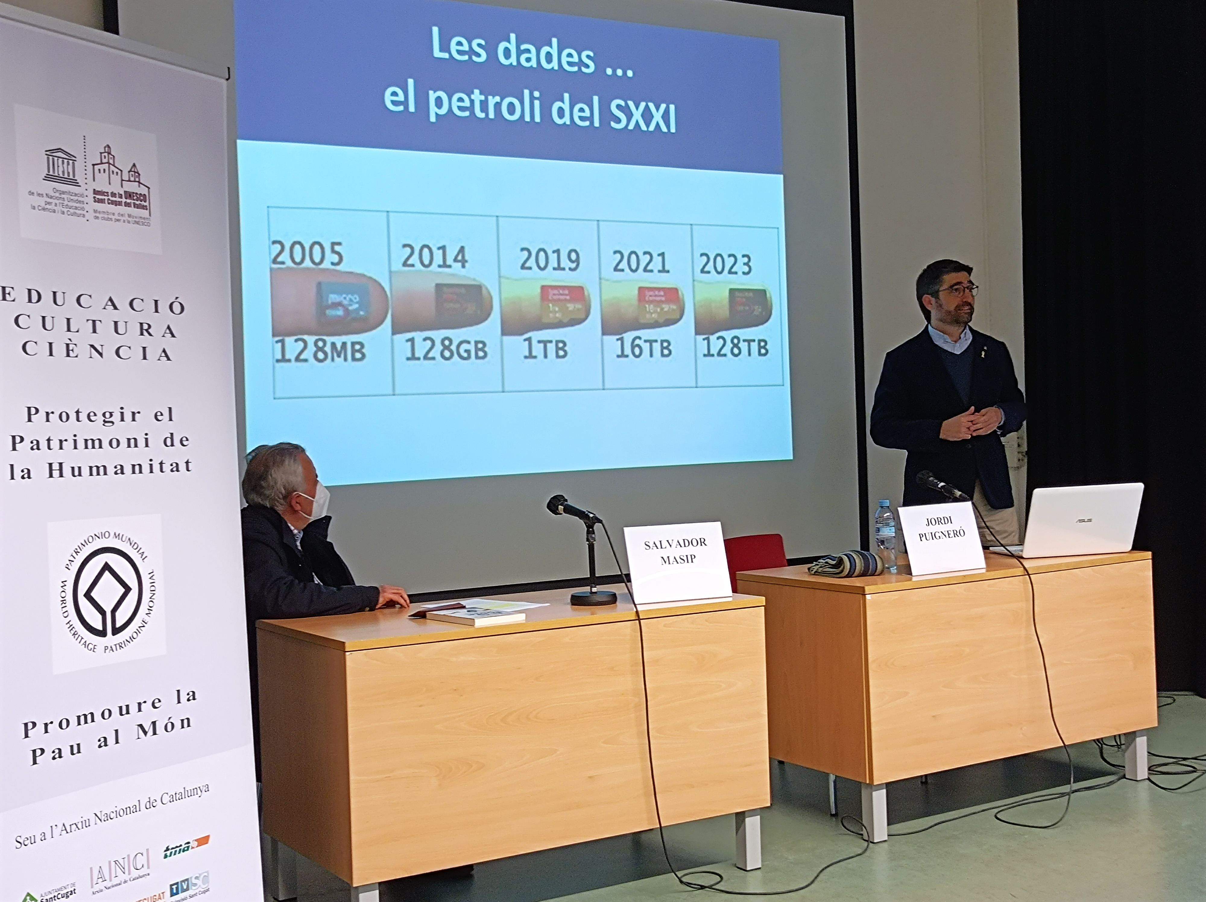 Conferència de Jordi Puigneró i Ferrer. FOTO: Cedida.