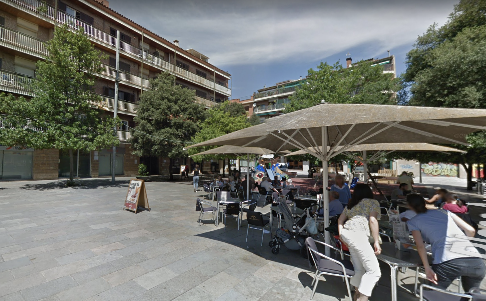 Els fets van passar en un bar de la plaça Augusta