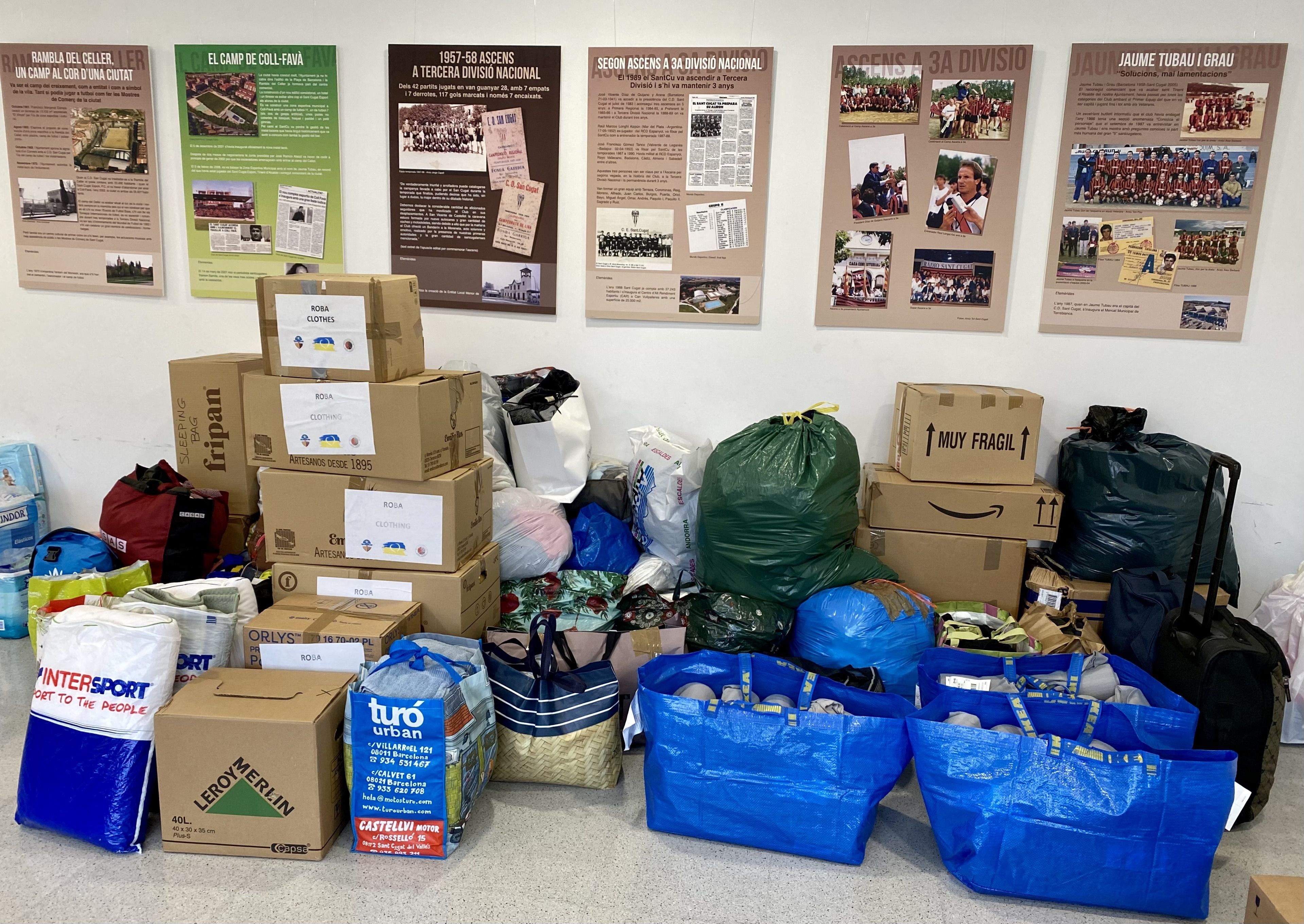 La ZEM Jaume Tubau unida per Ucraïna. FOTO: Cedida.