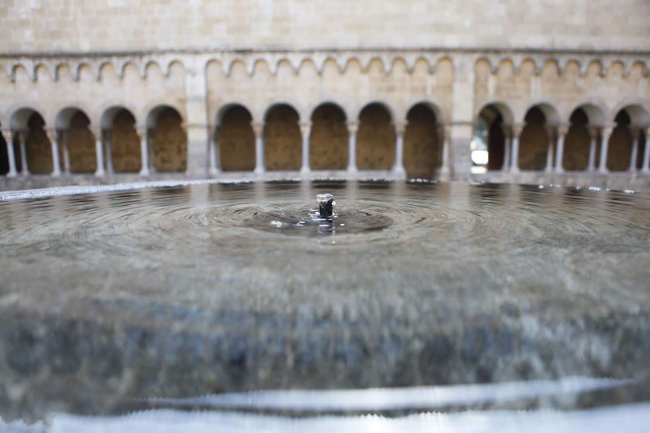 Font del claustre del Monestir. FOTO: Arxiu