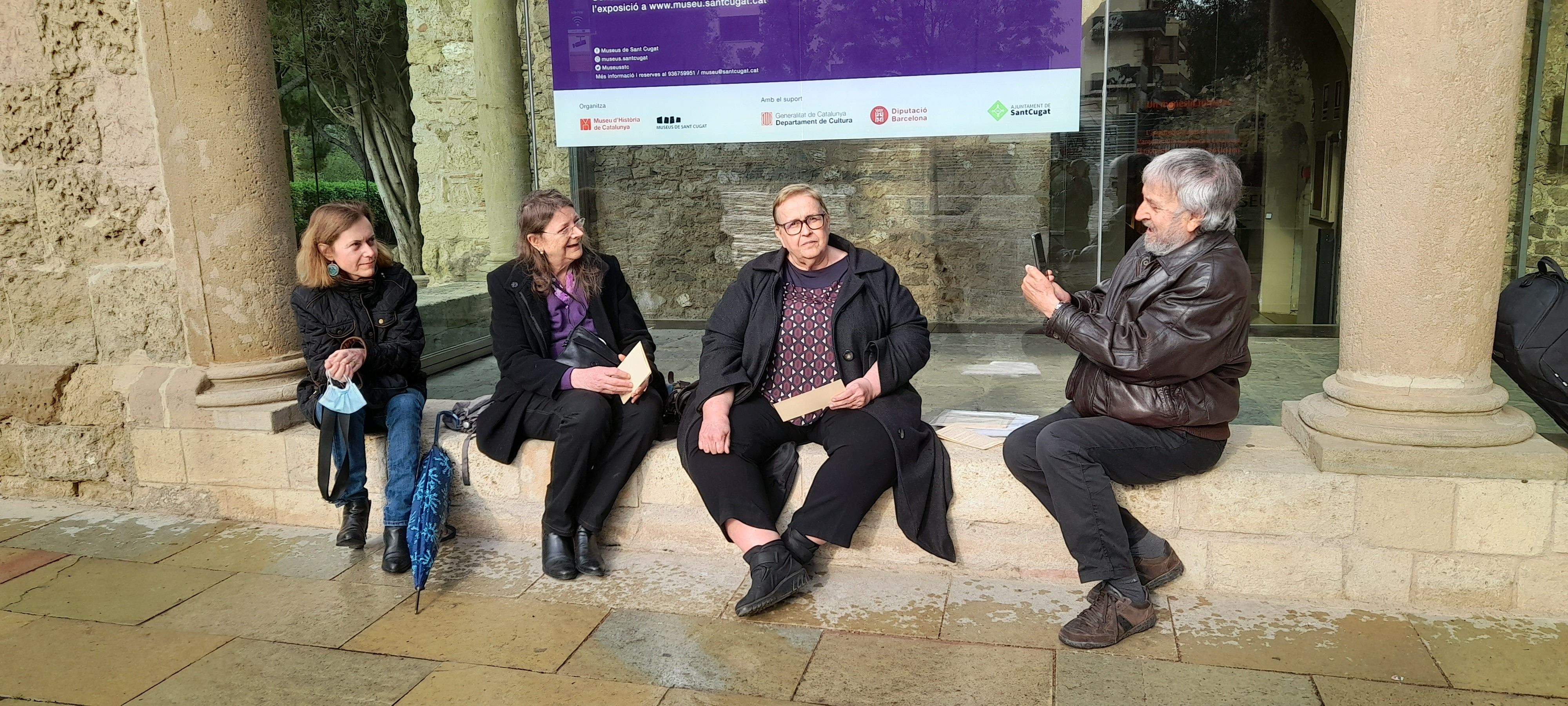 Doris Leussler, Dolors Vilarasau i Josep Castellví. FOTO: Cristina Cabasés