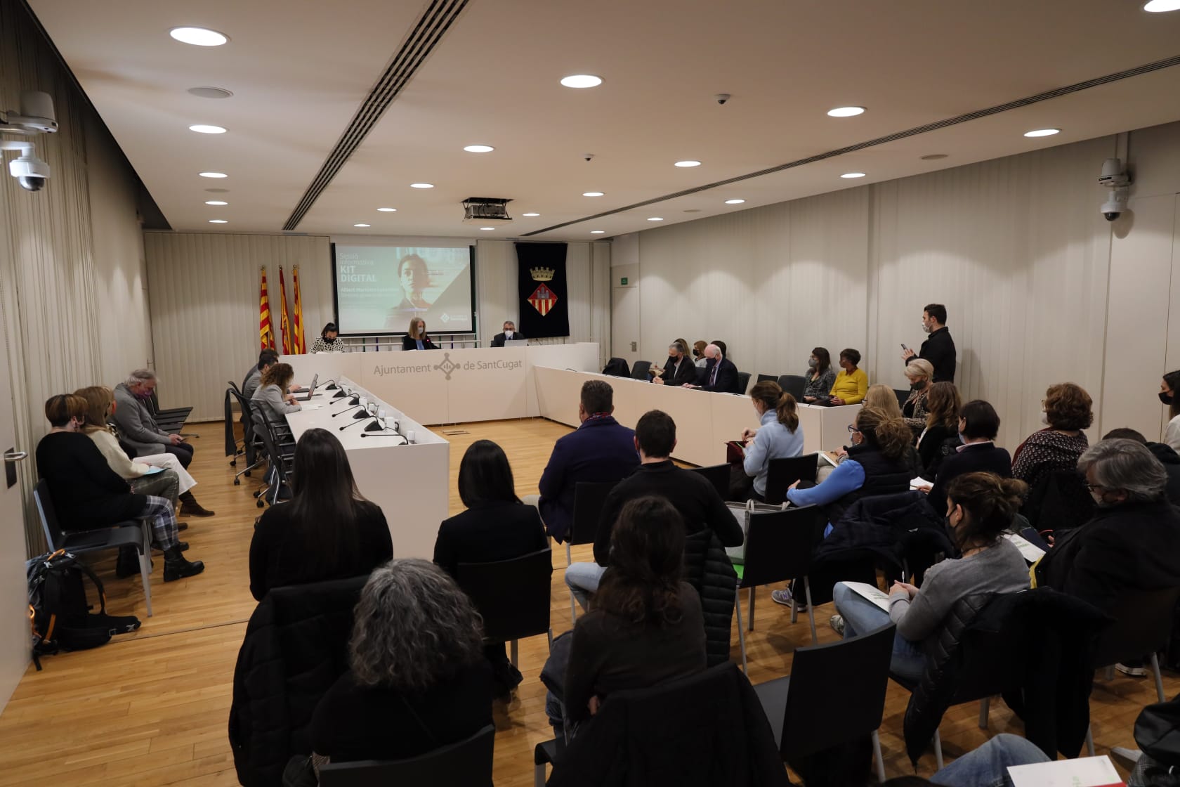Presentació del kit digital a les empreses de Sant Cugat FOTO: Ajuntament de Sant Cugat