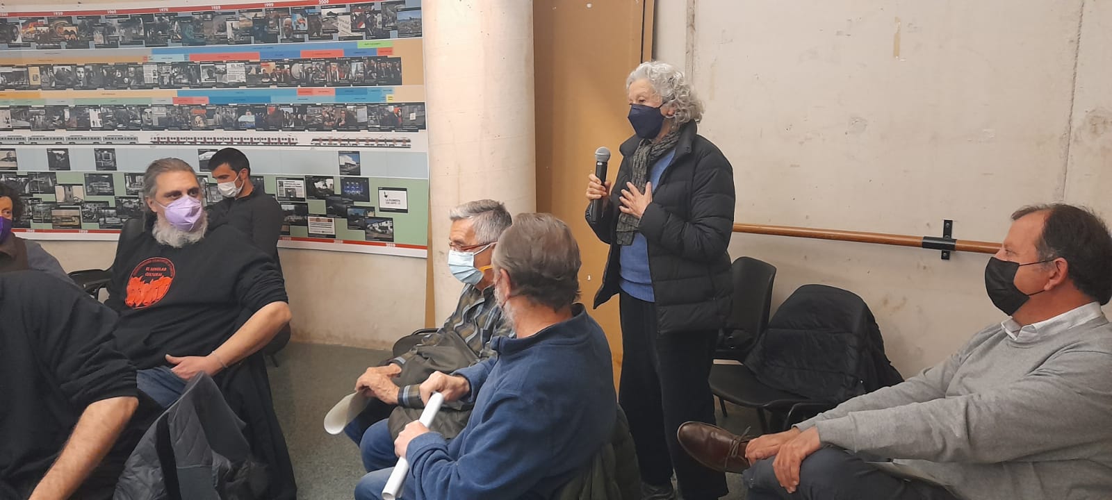 L'artista Àngels Ribé és reconeguda amb la Declaració d'Orgull Florestà. FOTO: Cristina Cabasés