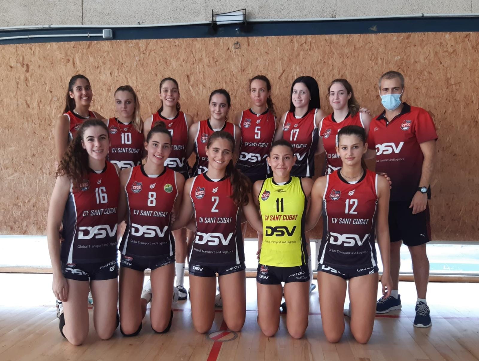L'equip juvenil del DSV Club Voleibol Sant Cugat jugarà el Campionat d'Espanya. FOTO: Cedida