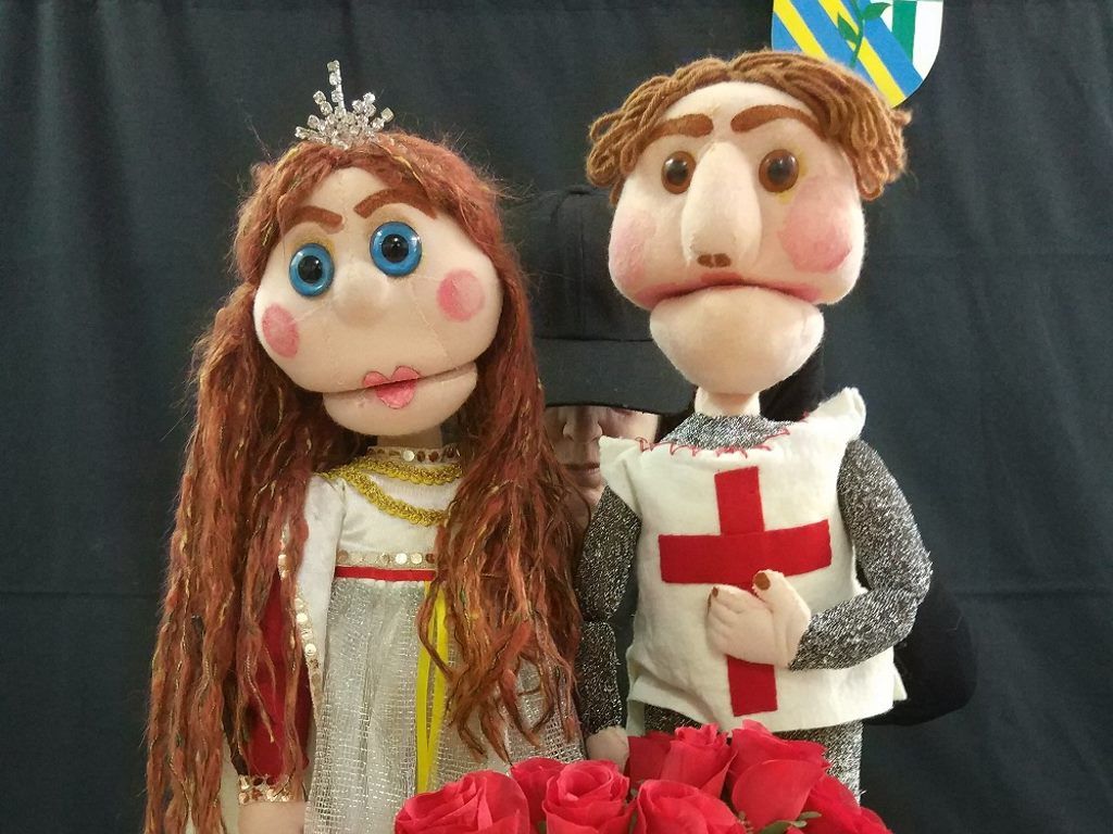 Titelles "Sant Jordi i el drac". FOTO: Cedida.