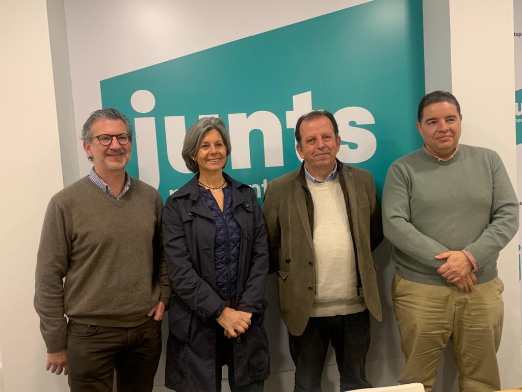 Els regidors de Junts Vallès, Fortuny, Brugarolas i Salarich FOTO: Àgata Guinó 
