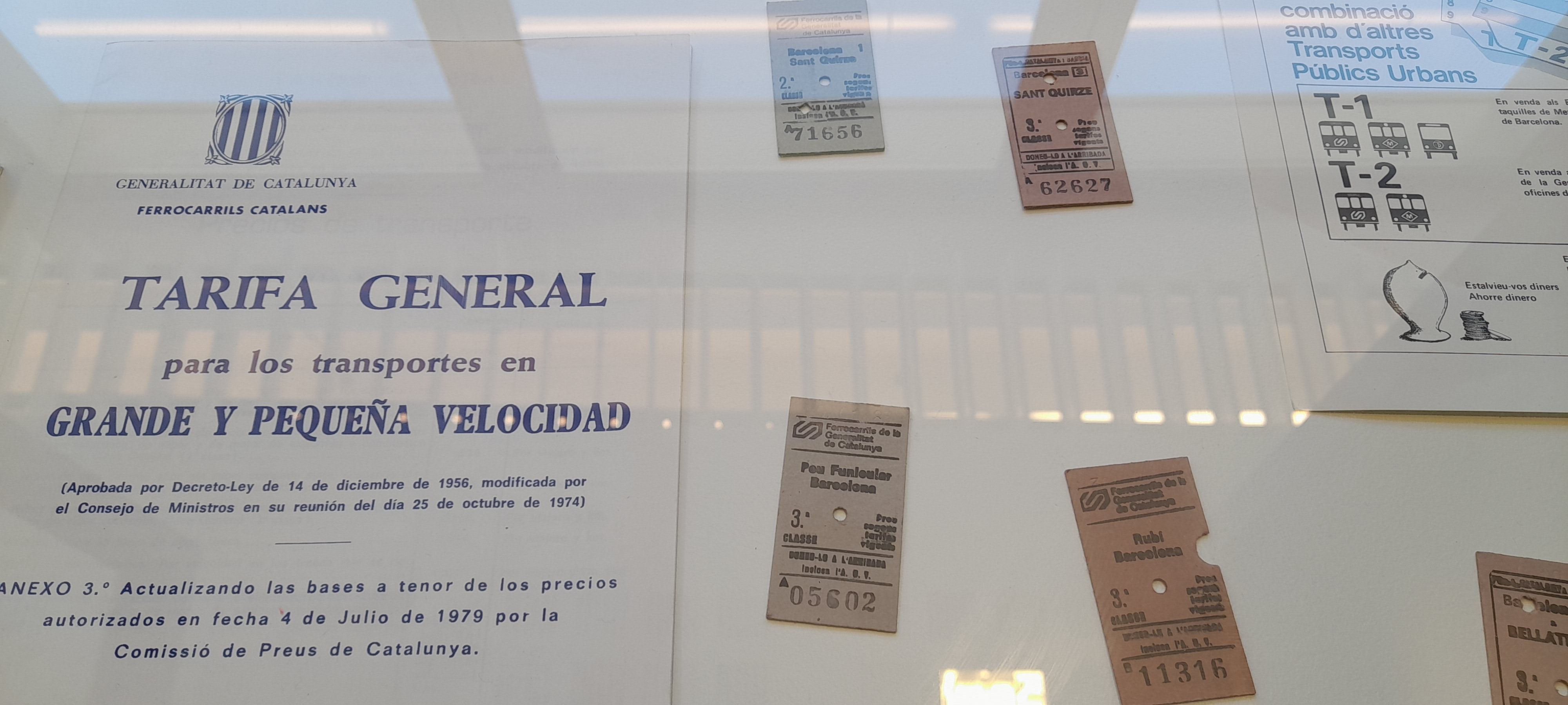 Exposició Quaranta anys de creixement de Ferrocarrils de la Generalitat de Catalunya. FOTO: Cristina Cabasés