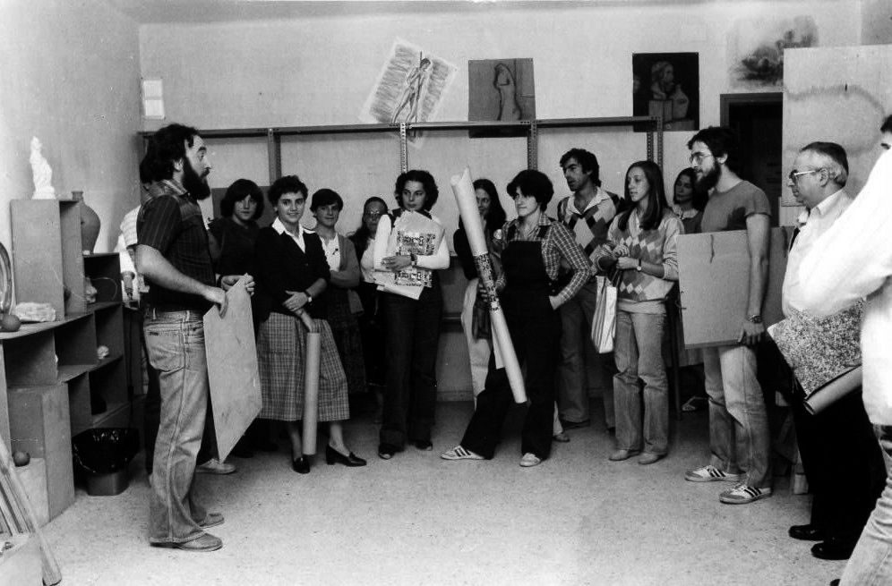 Aula de dibuix. FOTO: Arxiu de l'EAD