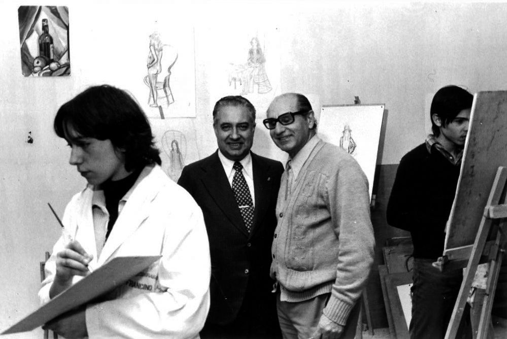 L’alcalde amb Canals. FOTO: Arxiu de l'EAD