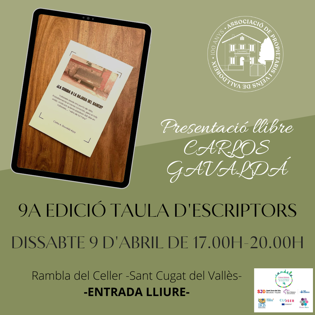 Presentació del llibre de Carlos Gavaldá. FOTO: Cedida.