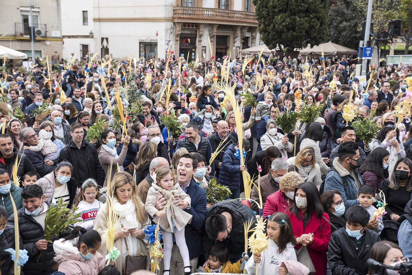 Benedicció de Rams. FOTO: Bernat Millet.