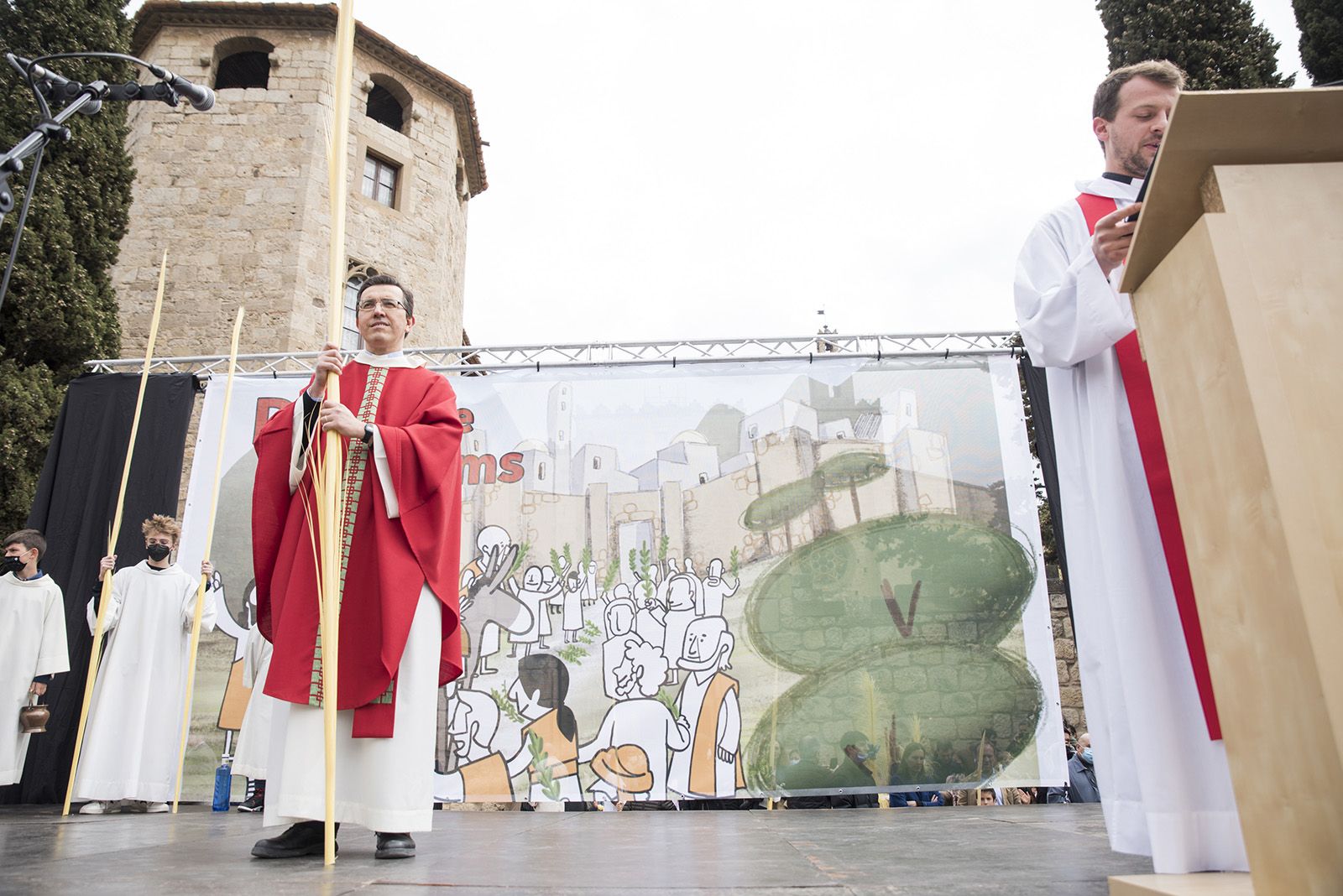 Benedicció de Rams. FOTO: Bernat Millet.