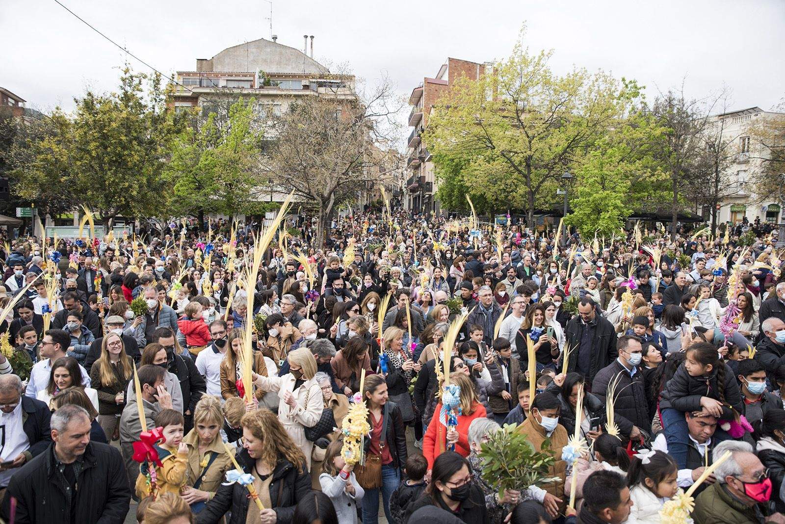 Benedicció de Rams. FOTO: Bernat Millet.