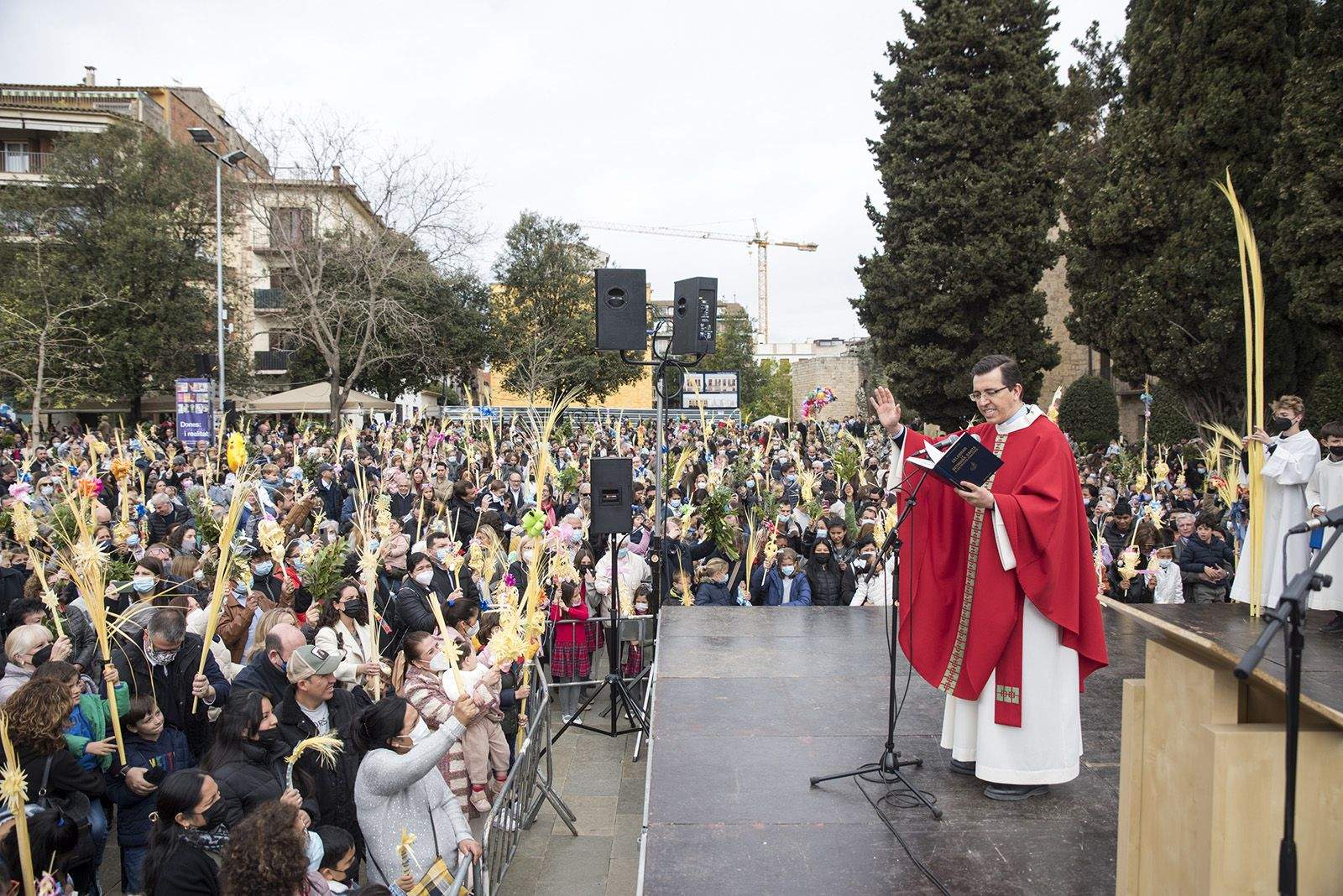 Benedicció de Rams. FOTO: Bernat Millet.