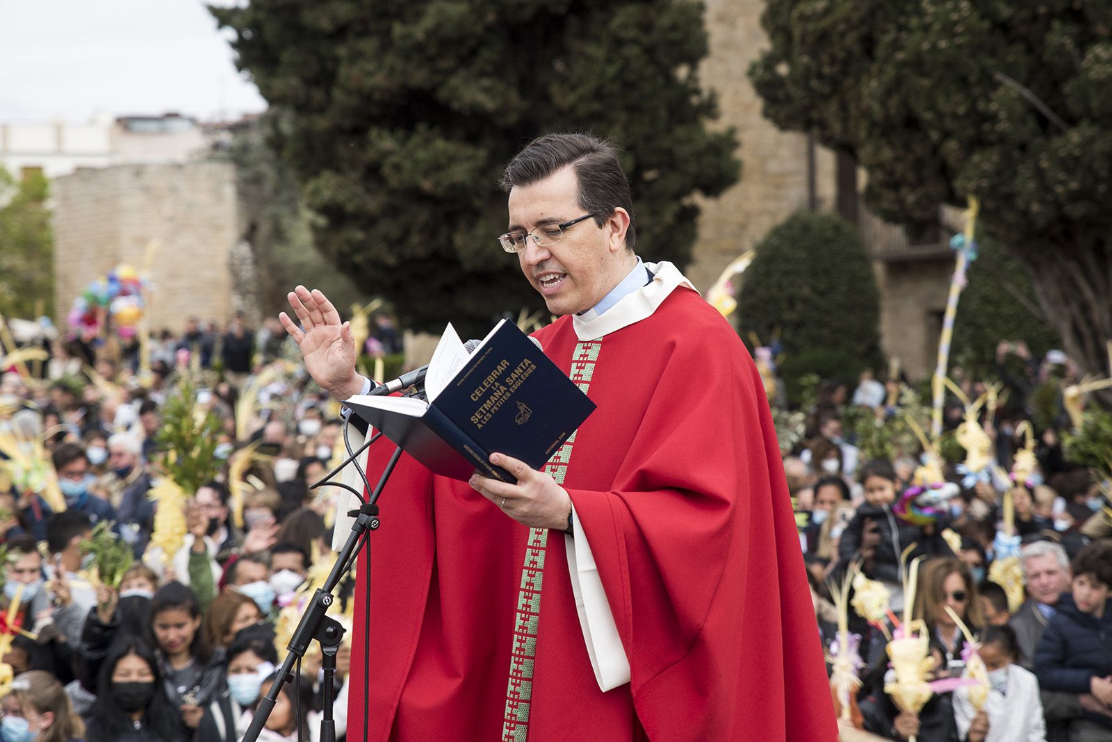 Benedicció de Rams. FOTO: Bernat Millet.