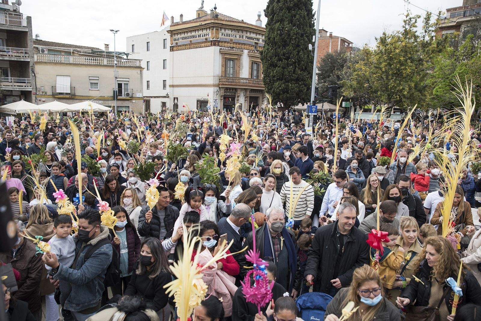 Benedicció de Rams. FOTO: Bernat Millet.