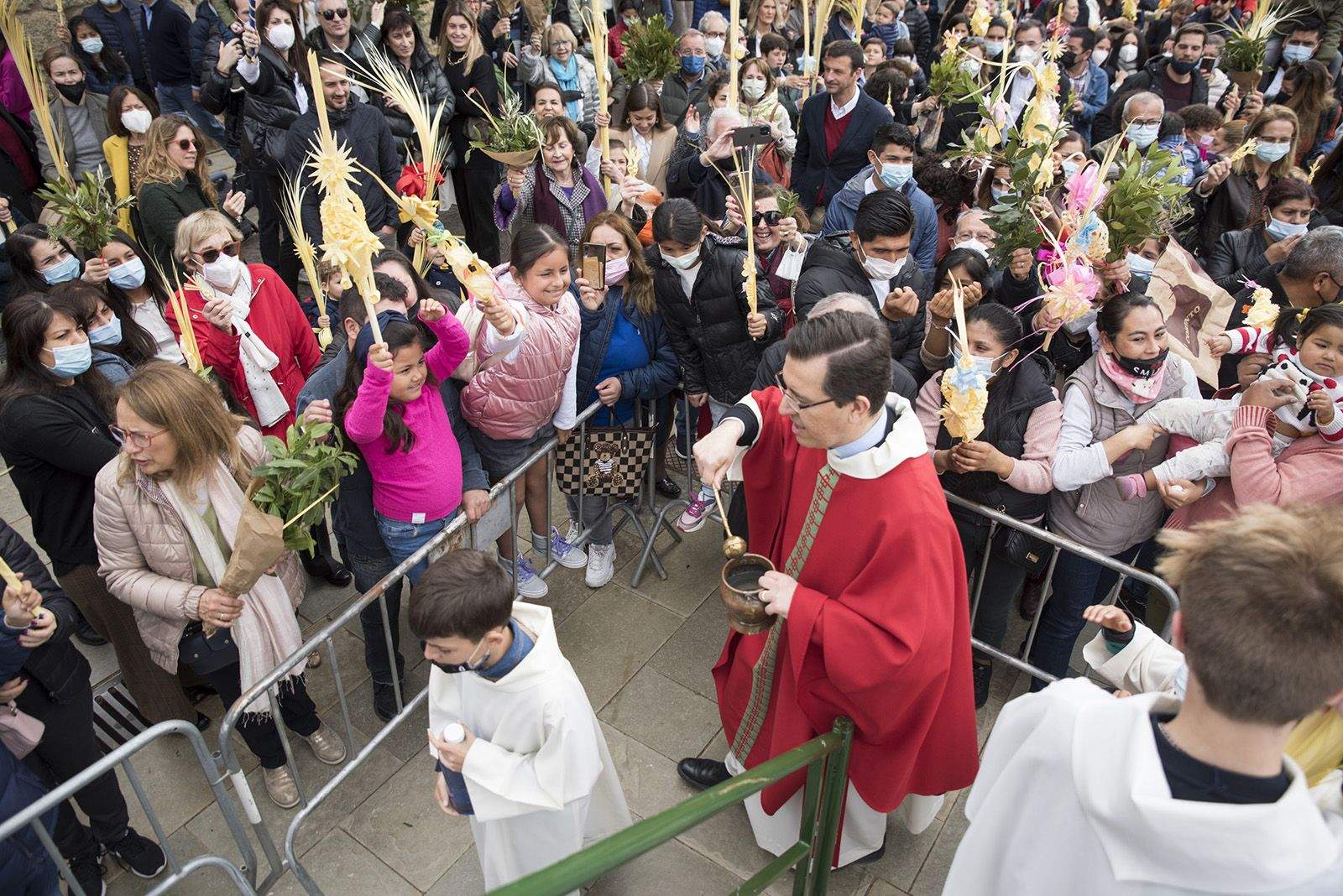 Benedicció de Rams. FOTO: Bernat Millet.