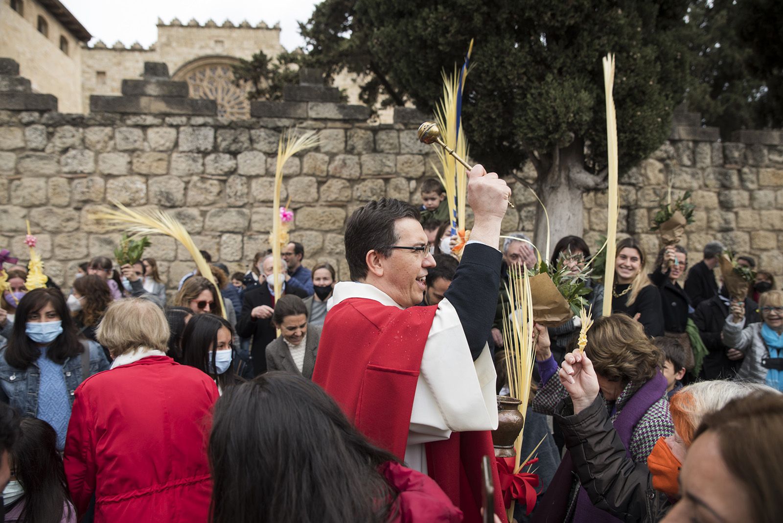 Benedicció de Rams. FOTO: Bernat Millet.