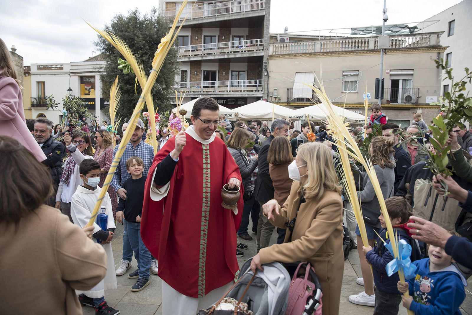 Benedicció de Rams. FOTO: Bernat Millet.