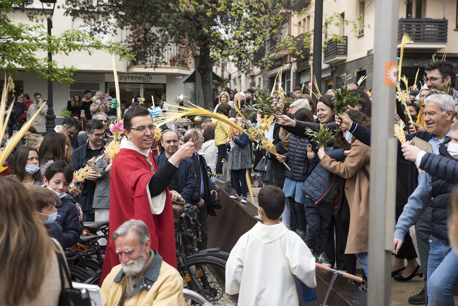 Benedicció de Rams. FOTO: Bernat Millet.