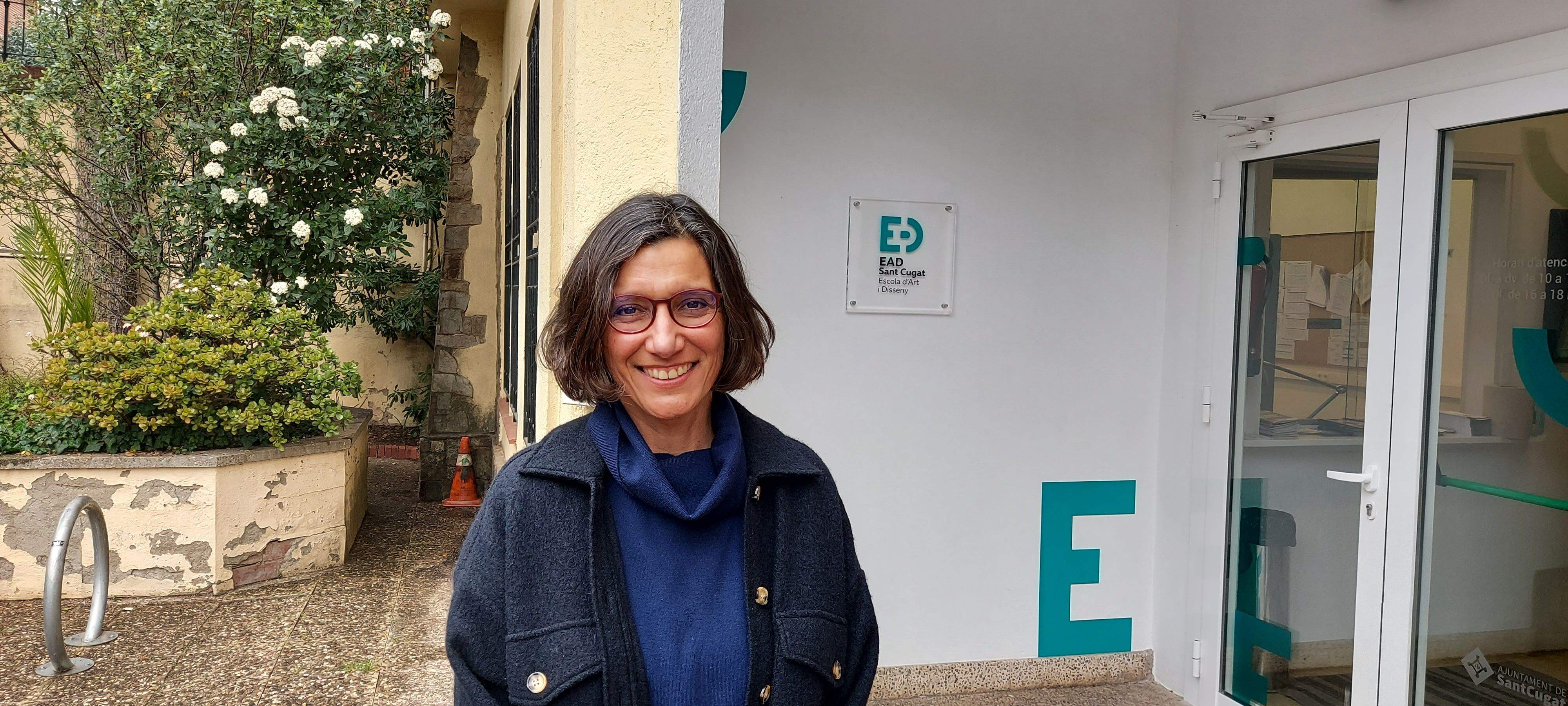 Eva Virgili, directora de l'EAD, l'Escola d'Art i Disseny de Sant Cugat. FOTO: JLS