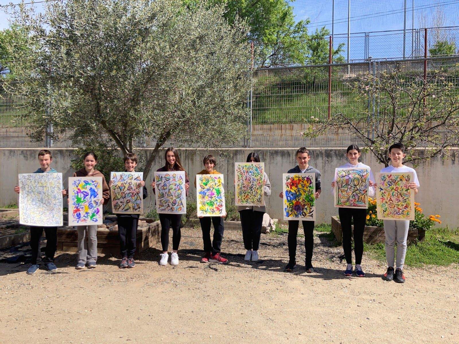 Les obres que Sergi Barnils ha donat al Pla i Farreras FOTO: Cedida