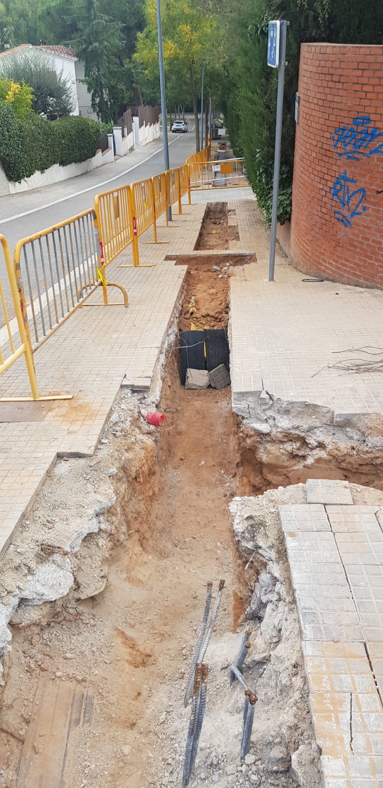 Treballs d'Endesa a Valldoreix FOTO: Cedida