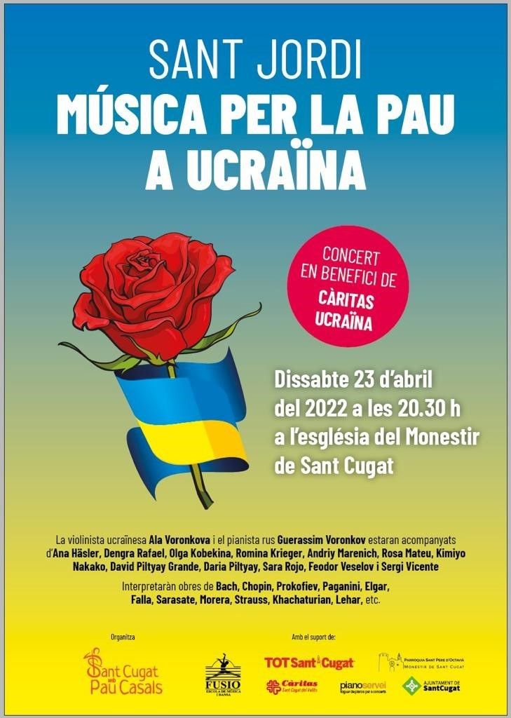 thumbnail Cartell Concert Música per la Pau a Ucraïna