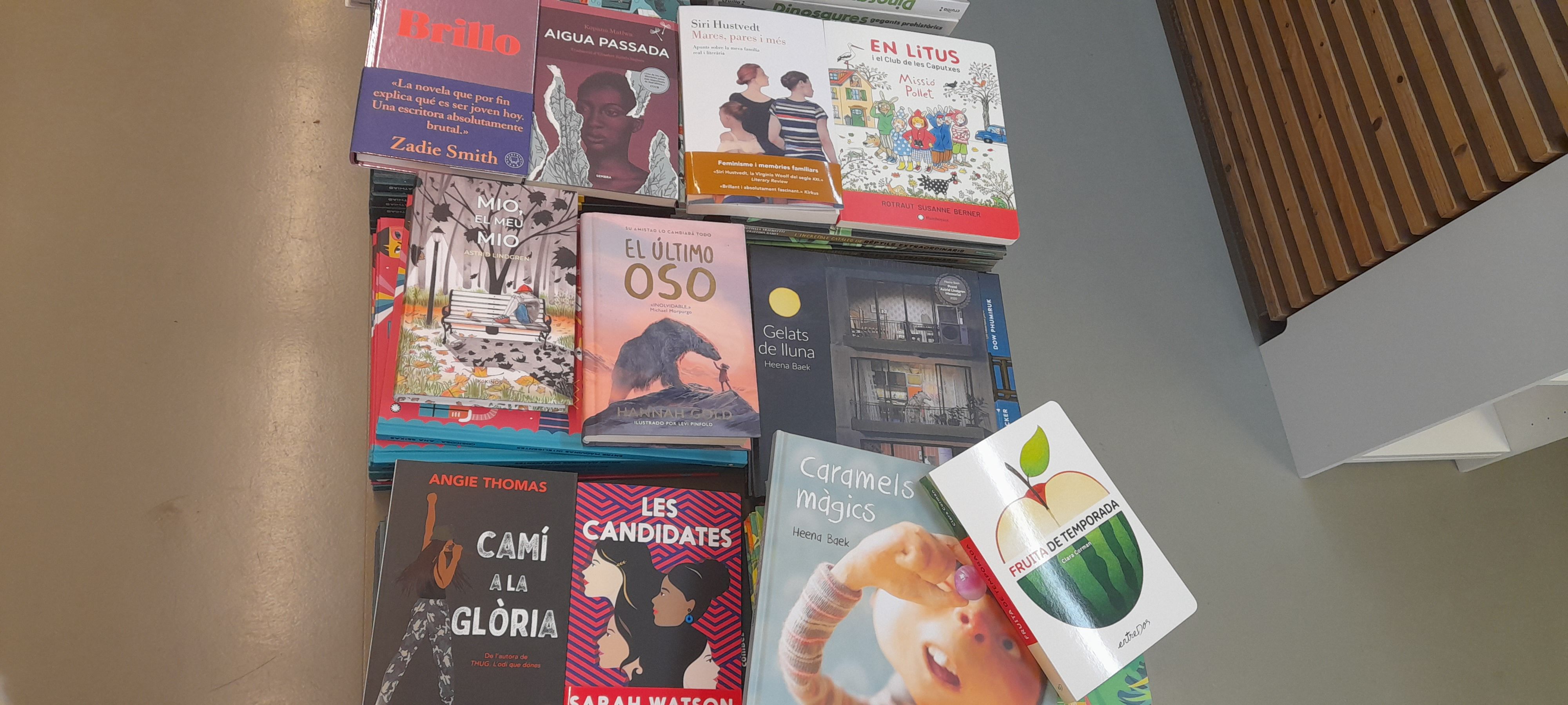 Llibres que recomanen des del Pati de Llibres. FOTO: Cristina Cabasés