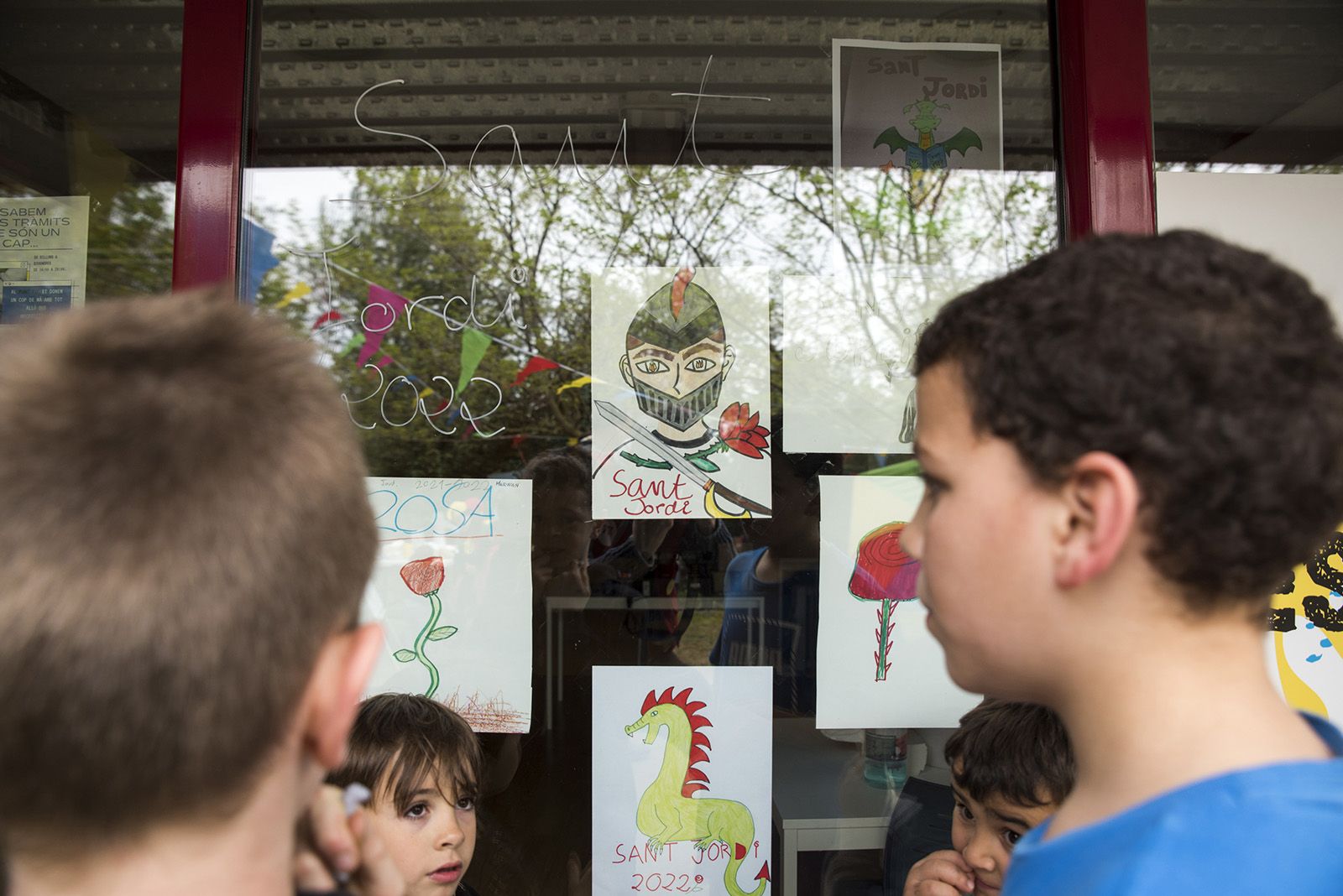 Sant Jordi a Les Planes. Foto: Bernat Millet.