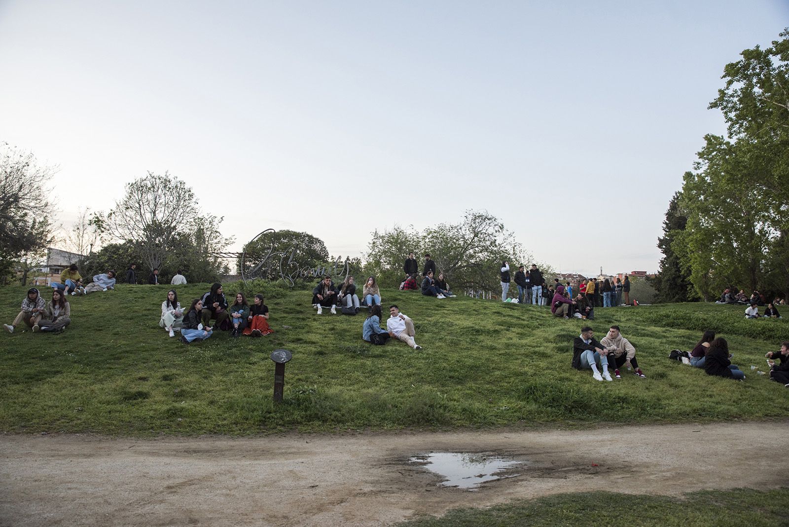 Tindercat presencial per Sant Jordi. FOTO: Bernat Millet.
