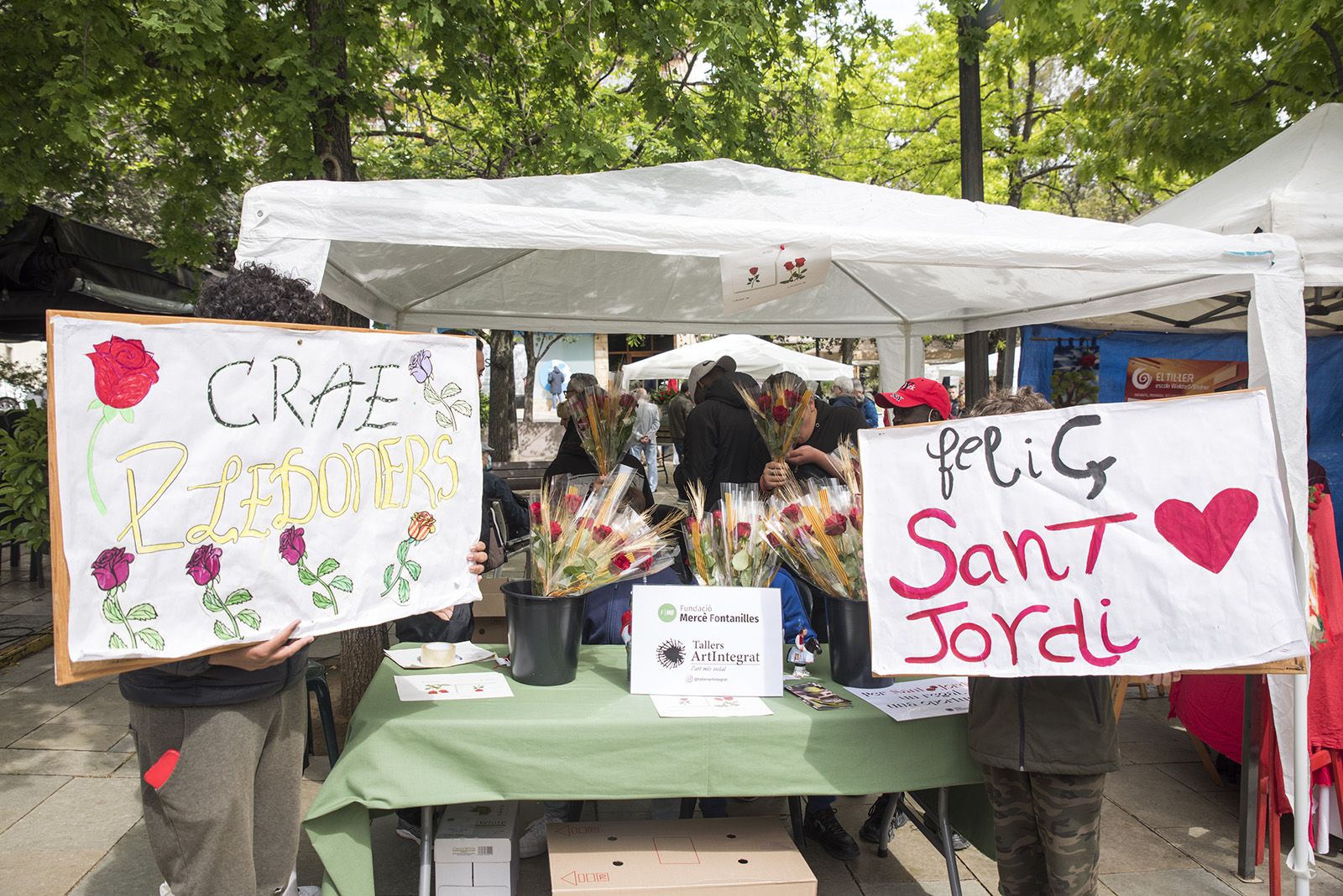 Sant Jordi a Sant Cugat. FOTO: Bernat Millet.