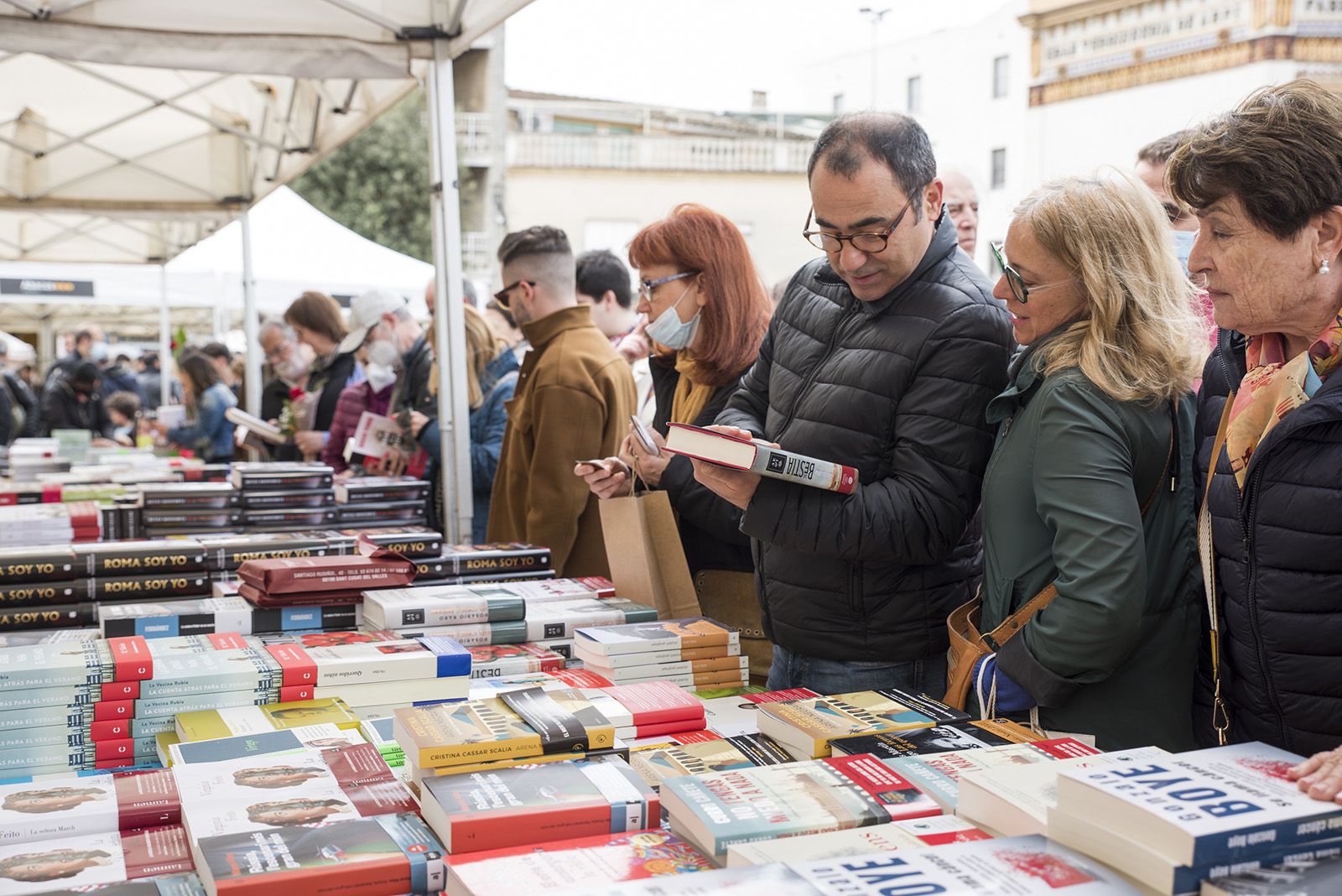 Sant Jordi a Sant Cugat. FOTO: Bernat Millet.