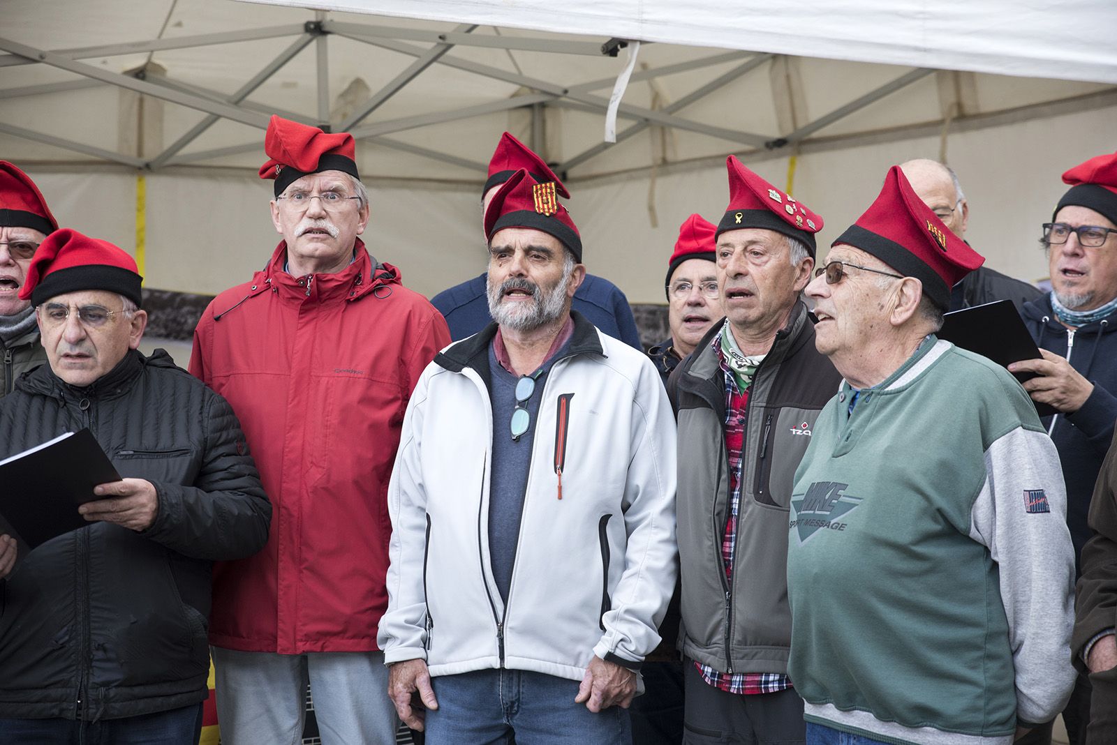 Cantada de cant coral tradicional. FOTO: Bernat Millet.