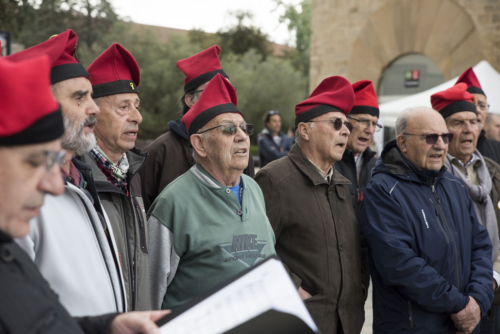 Cantada de cant coral tradicional. FOTO: Bernat Millet.