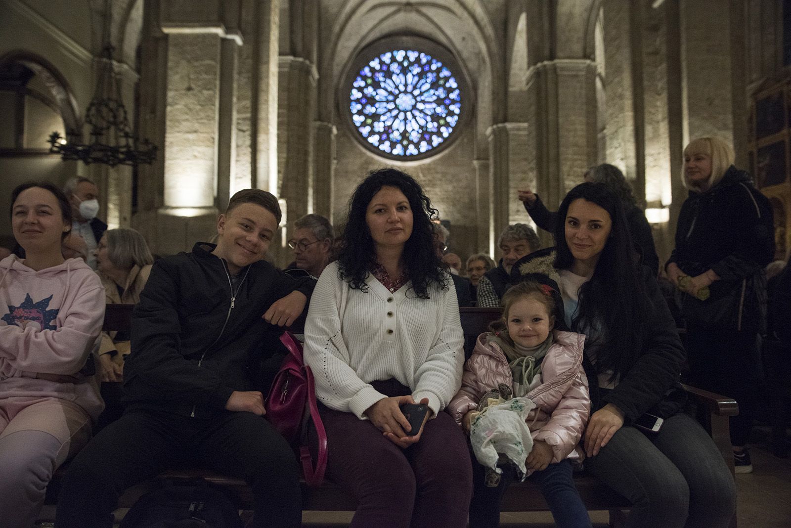 Concert de Sant Jordi: “Música per la pau a Ucraïna” a l'Església del Monestir. FOTO: Bernat Millet.