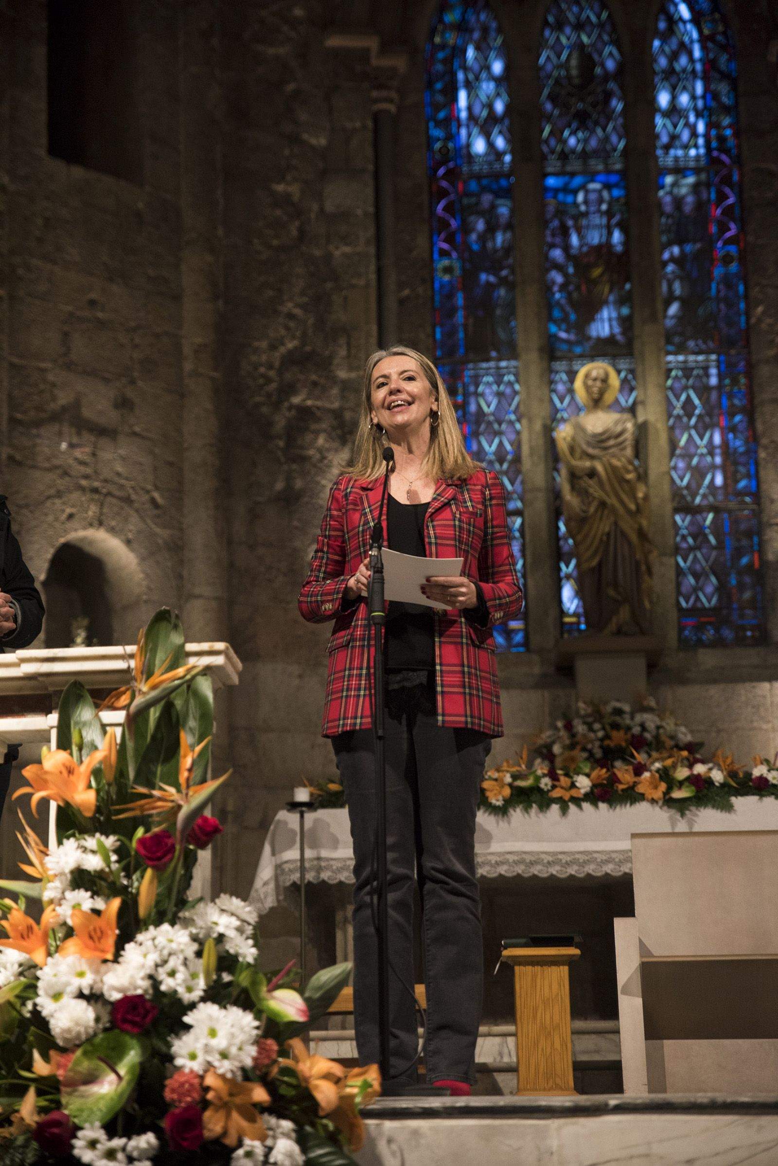 Concert de Sant Jordi: “Música per la pau a Ucraïna” a l'Església del Monestir. FOTO: Bernat Millet.