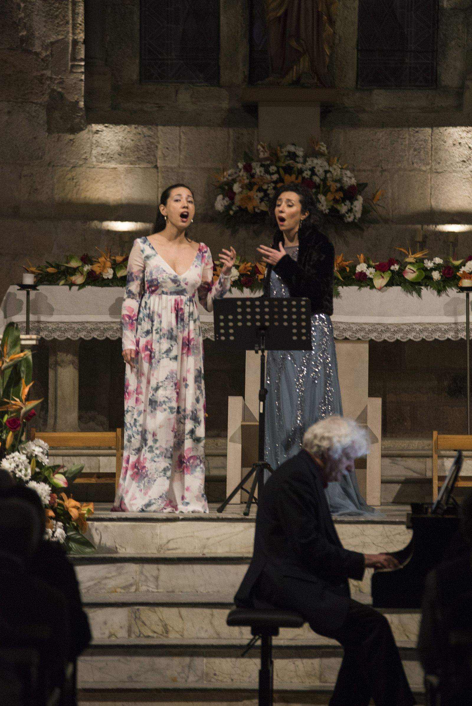 Concert de Sant Jordi: “Música per la pau a Ucraïna” a l'Església del Monestir. FOTO: Bernat Millet.