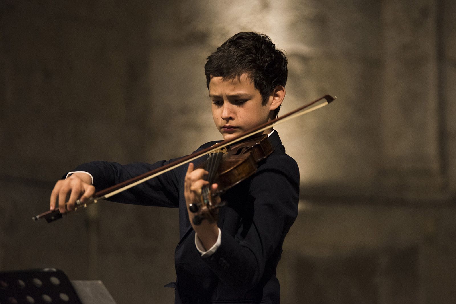 Concert de Sant Jordi: “Música per la pau a Ucraïna” a l'Església del Monestir. FOTO: Bernat Millet.