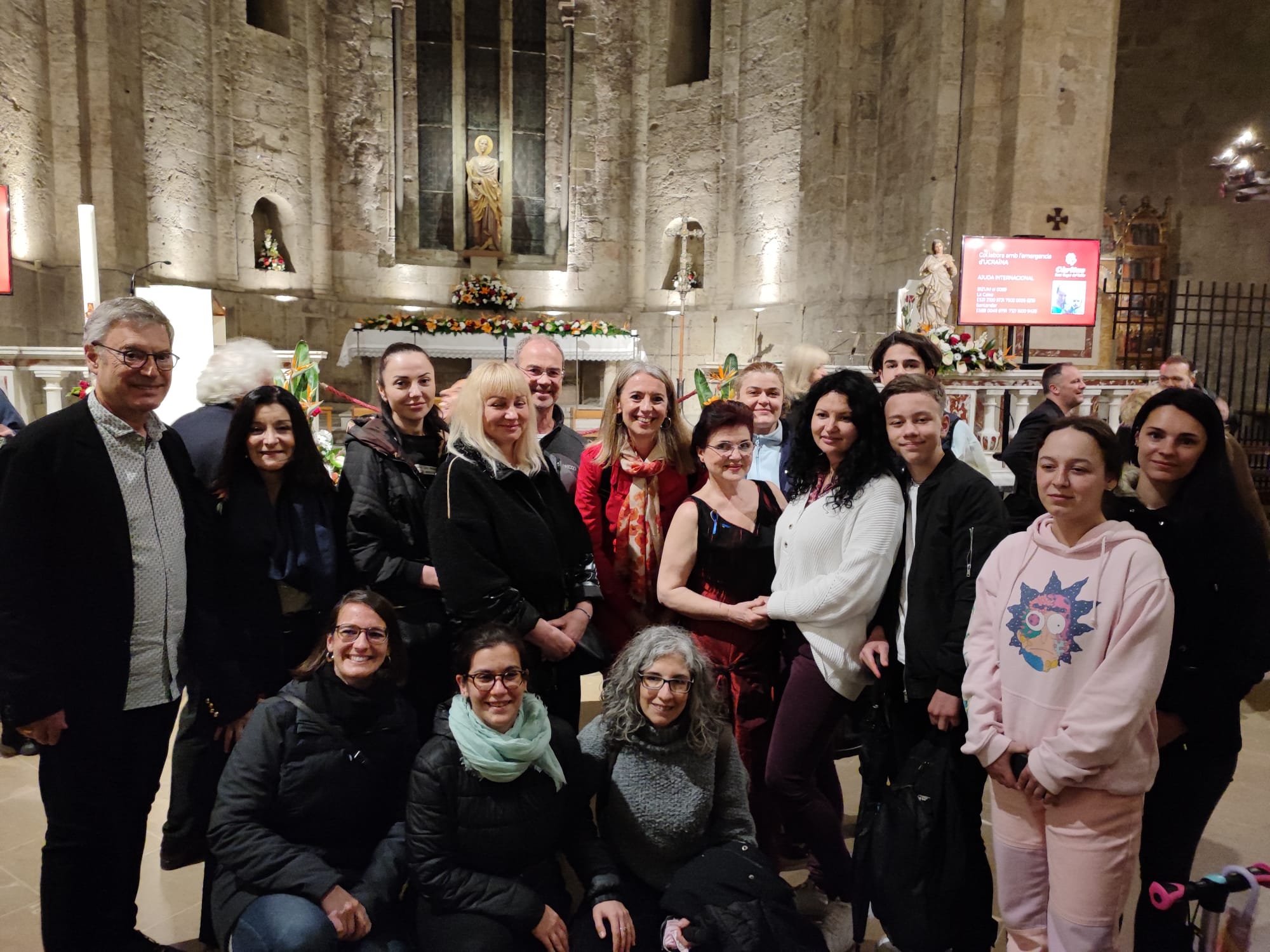 Membres del govern, concertistes i ciutadans ucraïnesos. FOTO: Cedida
