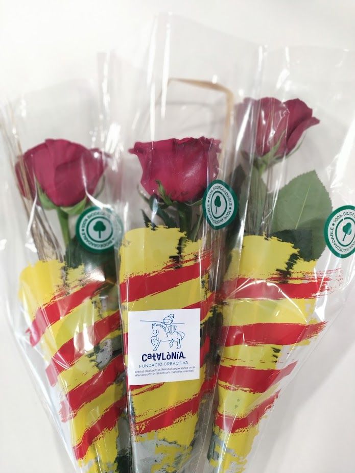 Roses de Sant Jordi de Catalònia fundació Creactiva. FOTO: Cedida
