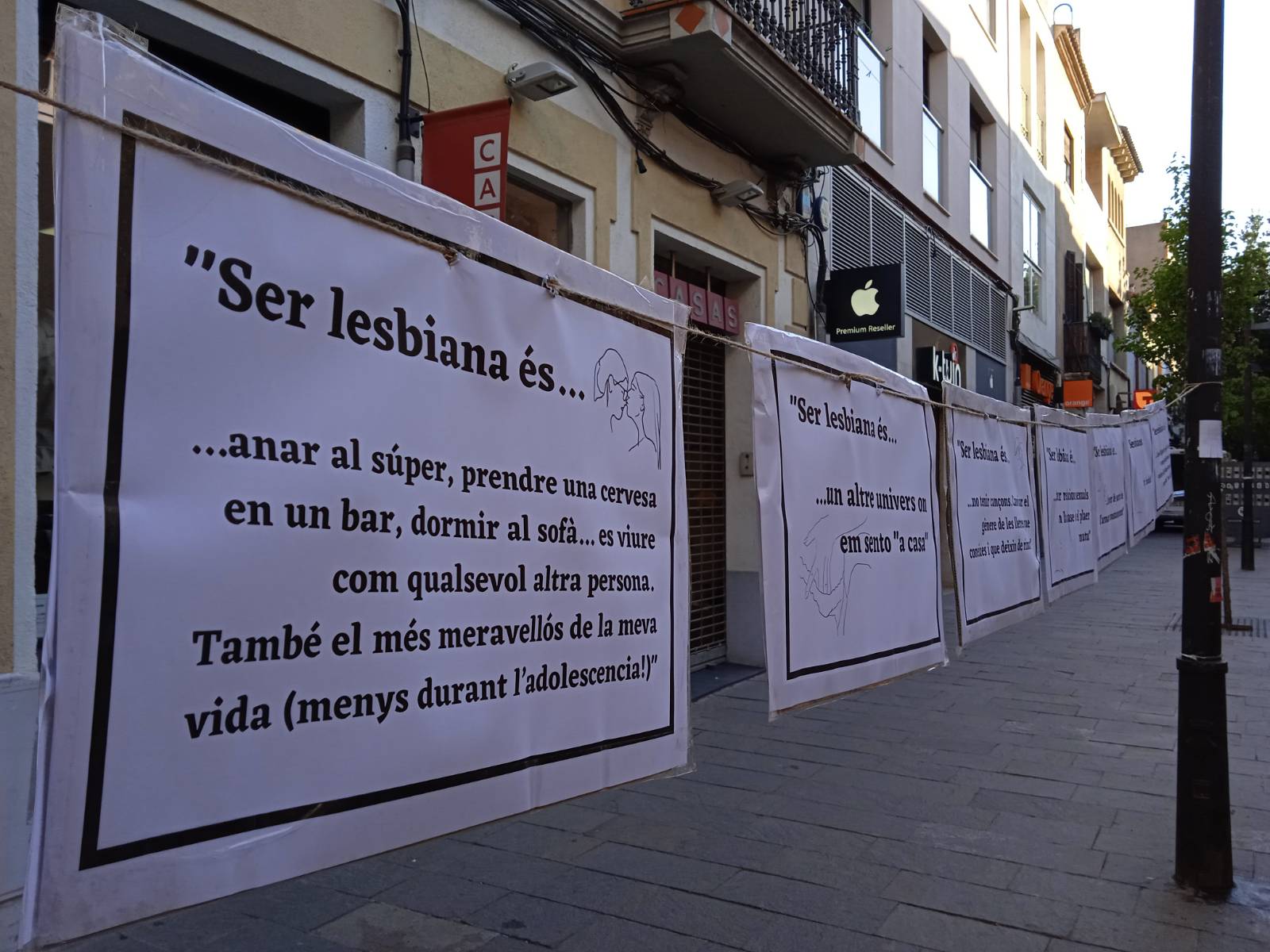 Cartell del Dia de la Visibilitat Lèsbica. FOTO: Hora Bruixa