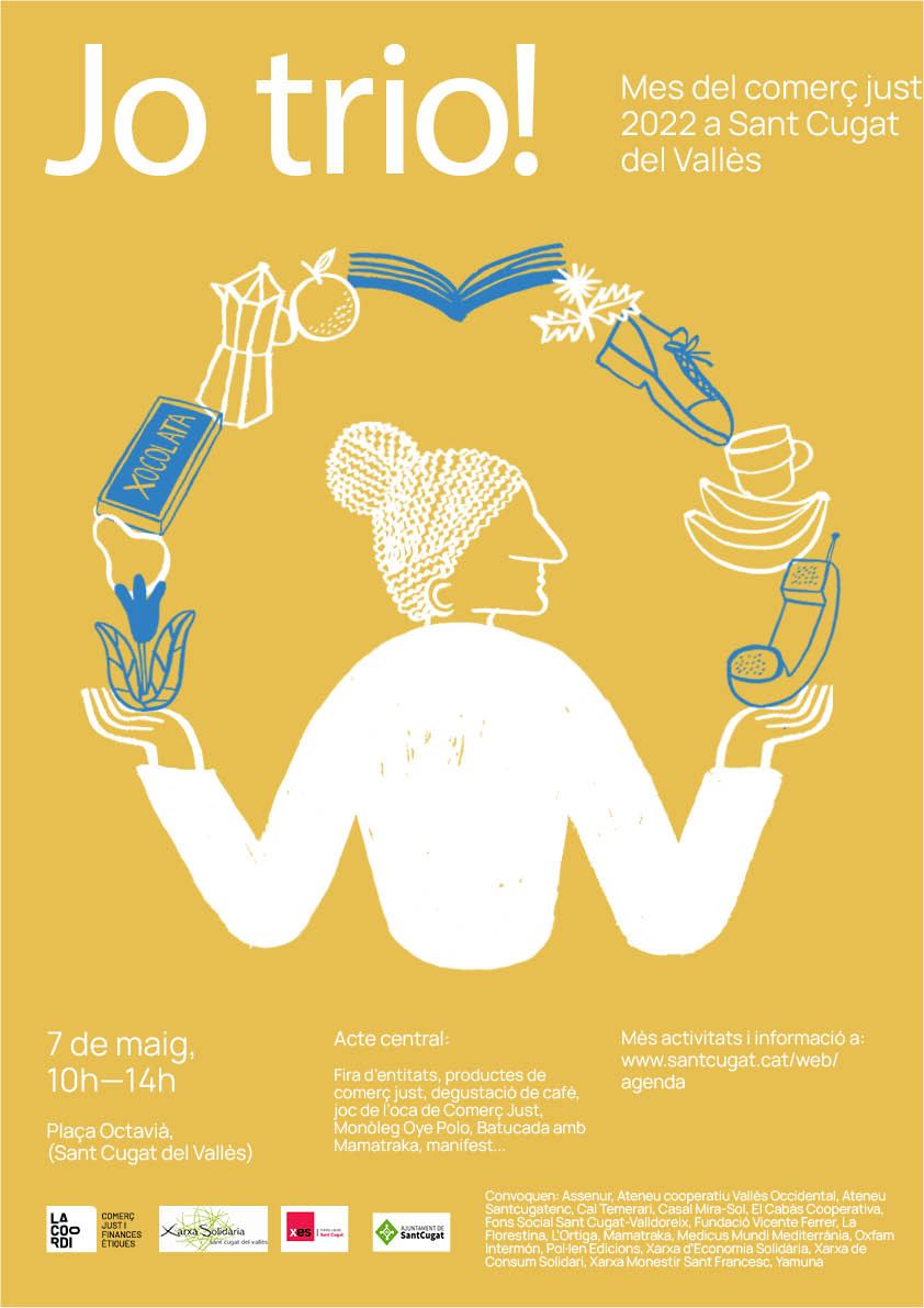 Cartell del Mes del Comerç Just