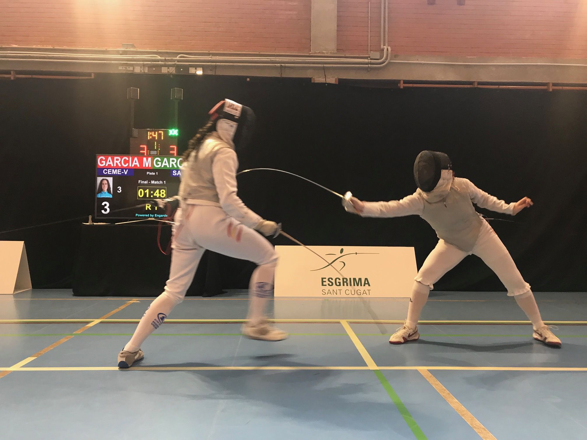 Presentació del Club d'Esgrima Sant Cugat. FOTO: Nielo Ballart