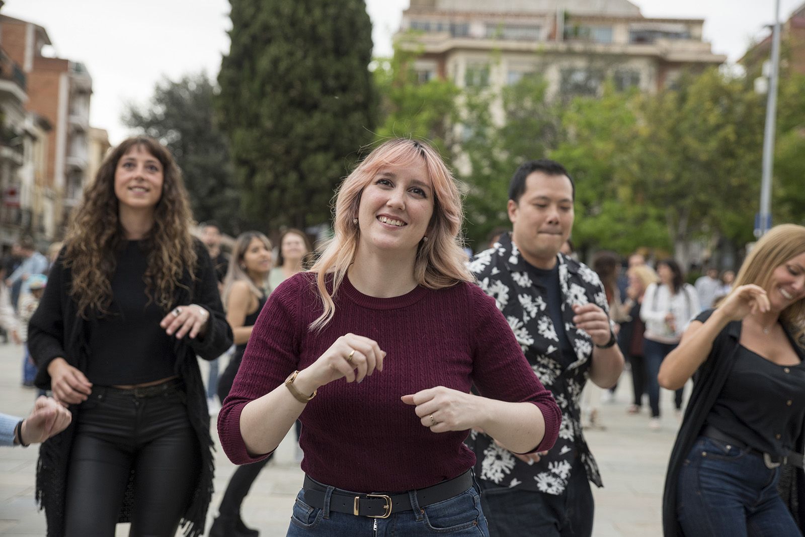 Mostra i classe oberta de salsa i merengue. FOTO: Bernat Millet.