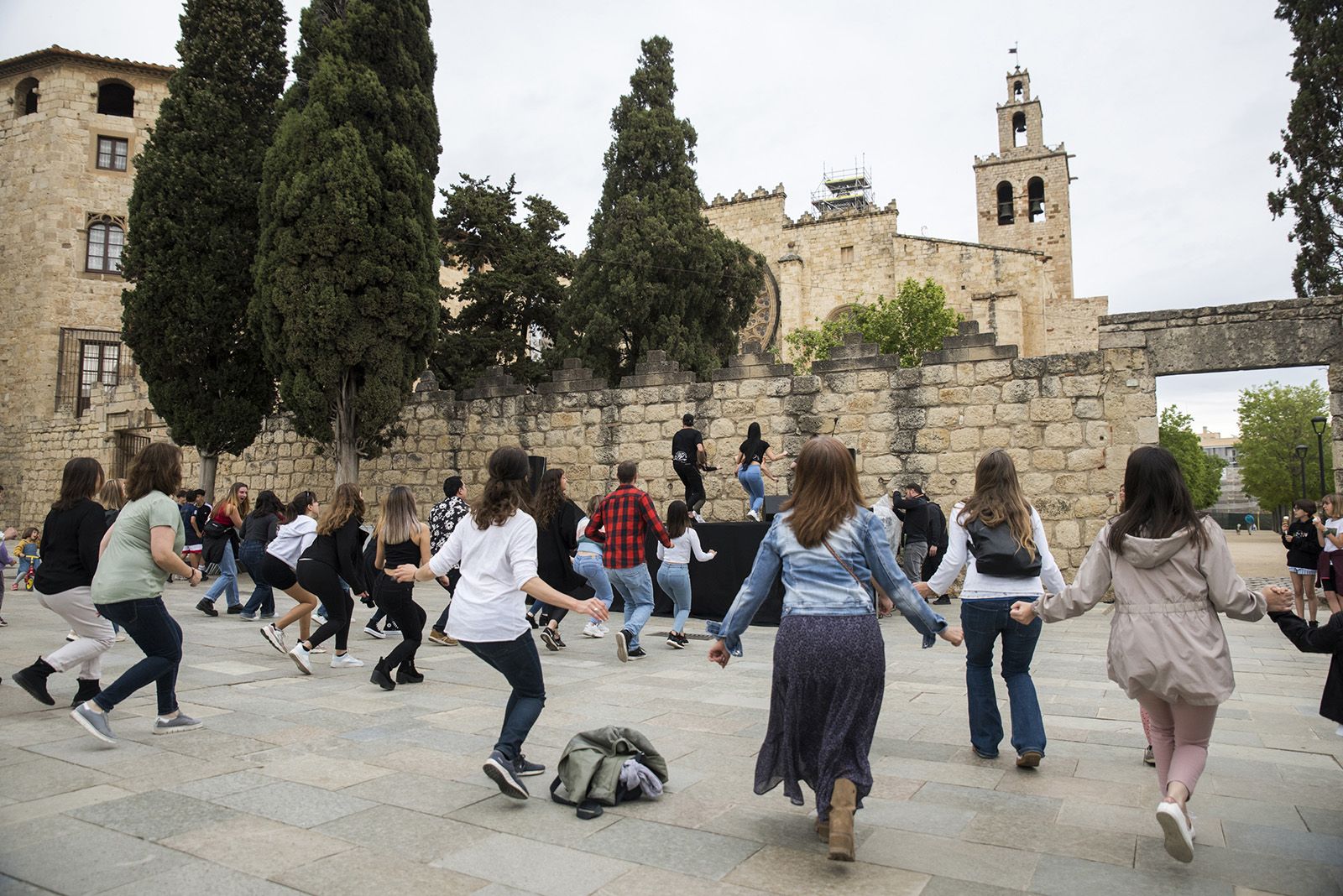 Mostra i classe oberta de salsa i merengue. FOTO: Bernat Millet.