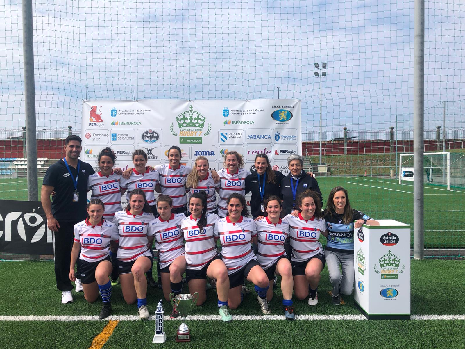 El Rugby Sant Cugat ja va guanyar la 1a fase de la GPS Copa de la Reina. FOTO: Cedida