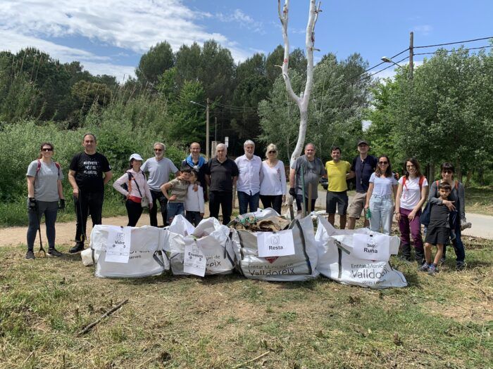 Jornada de recollida de residus a Valldoreix FOTO: EMD