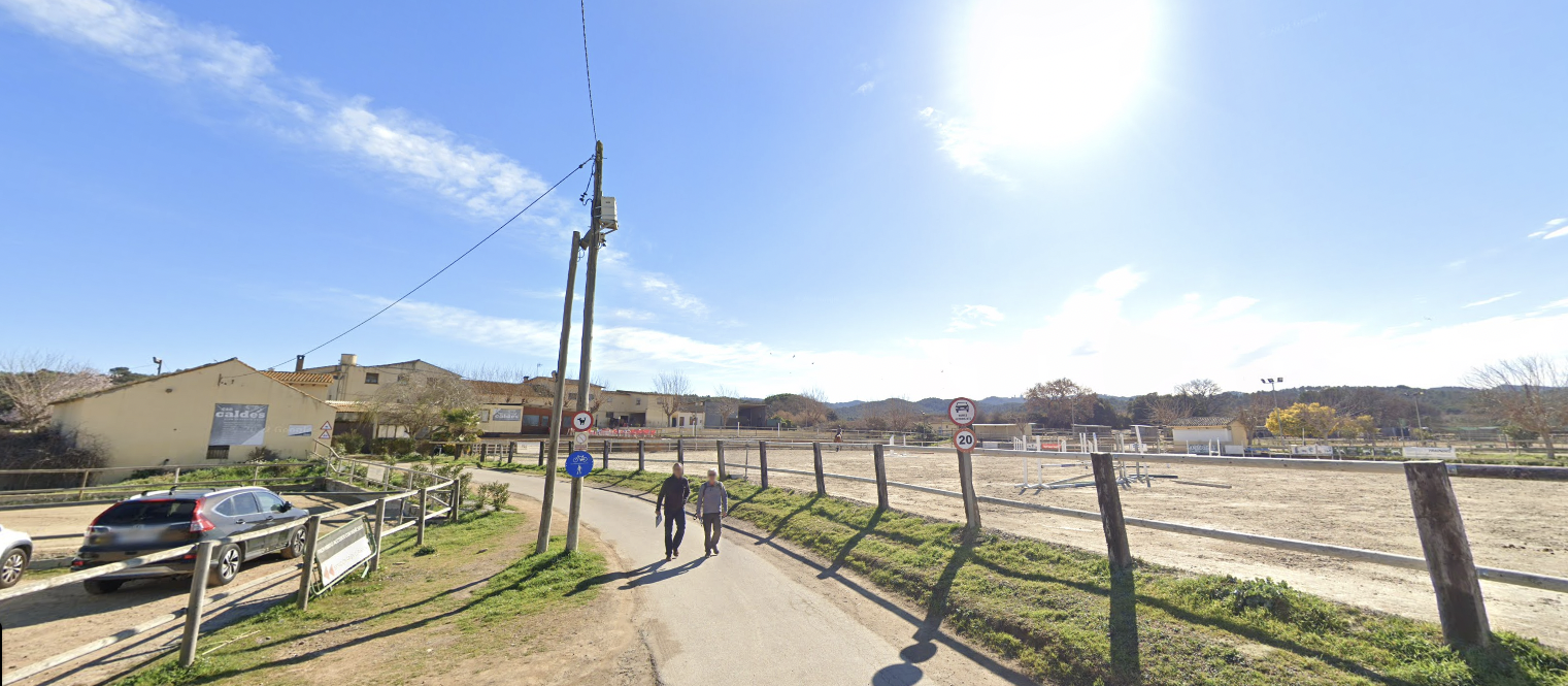 L'intent de robatori va ser a l'hípica Can Calders FOTO: Cedida 